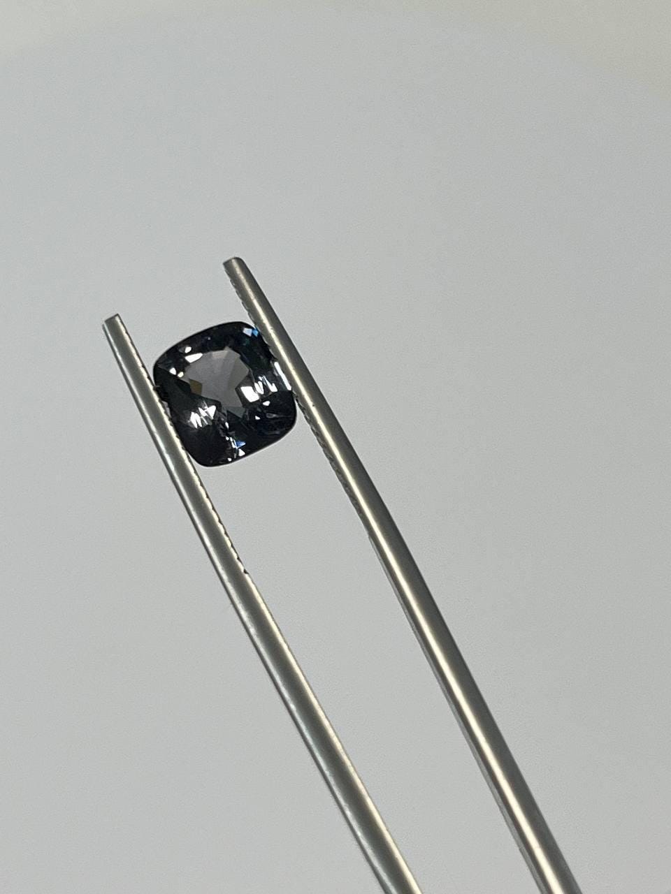 Natural Grey Spinel 2.11 Ct Cushion Gemstone | Burma Origin, No Heat Treatment