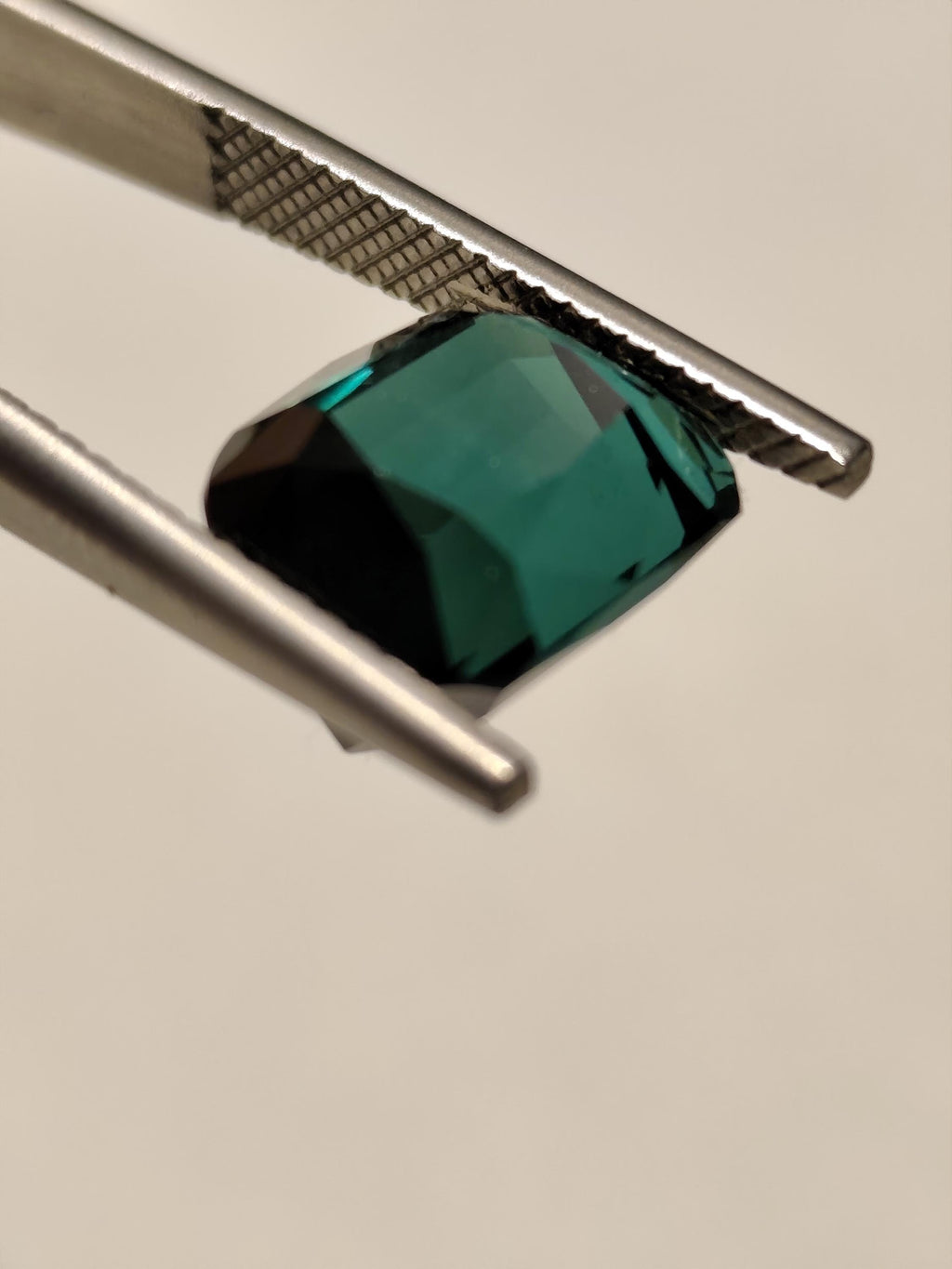Natural Afghan Teal Tourmaline 6.13 Ct Cushion Cut Clean Bluish Green Gemstone