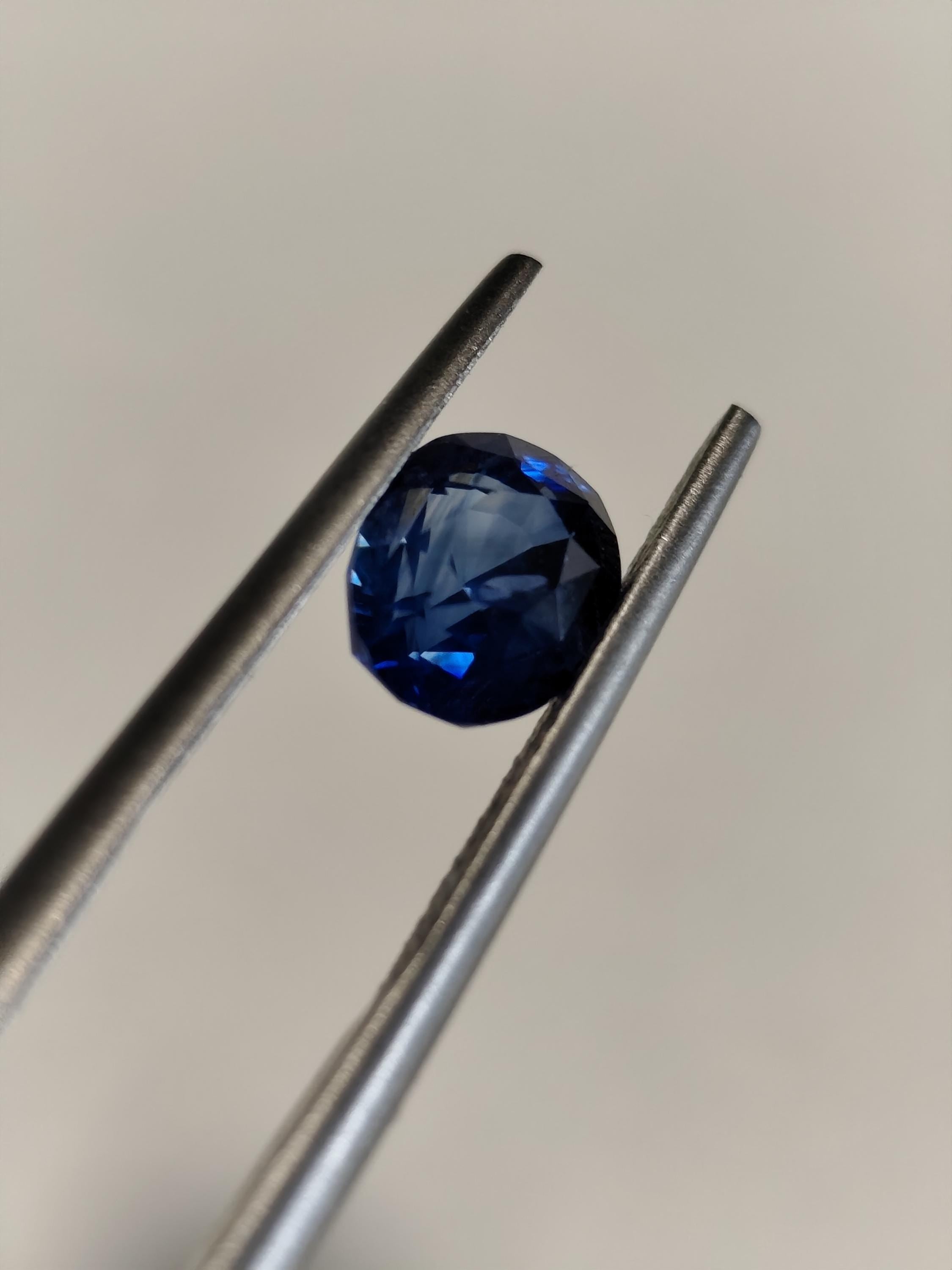 Natural 2.02 CT Royal Blue Sapphire | Sri Lanka | Certified Loose Gemstone | Engagement Ring Stone