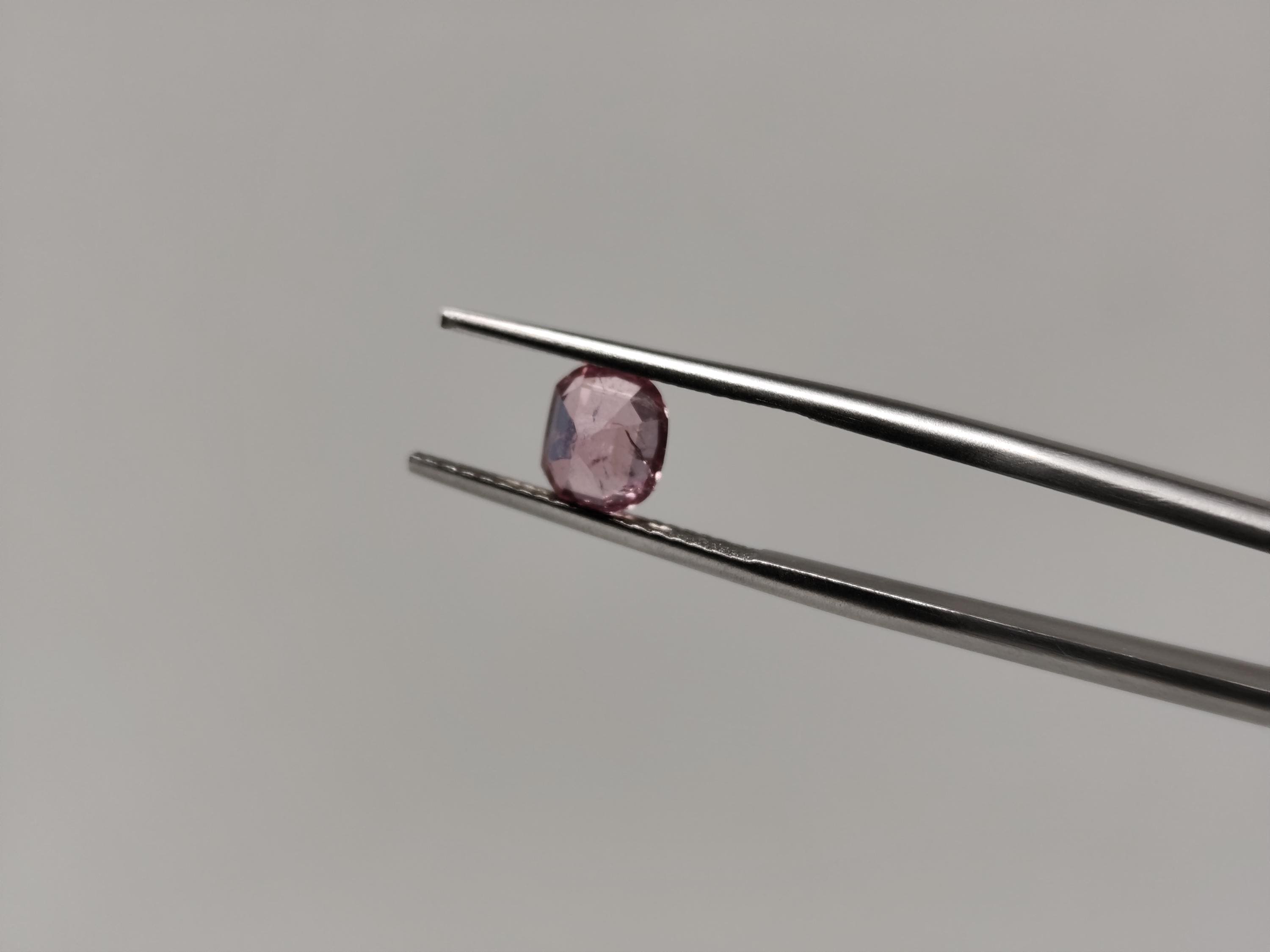Natural Pink Tourmaline 1.57 CT Cushion / Soft Romantic Pink Gemstone for Ring / Afghan Origin