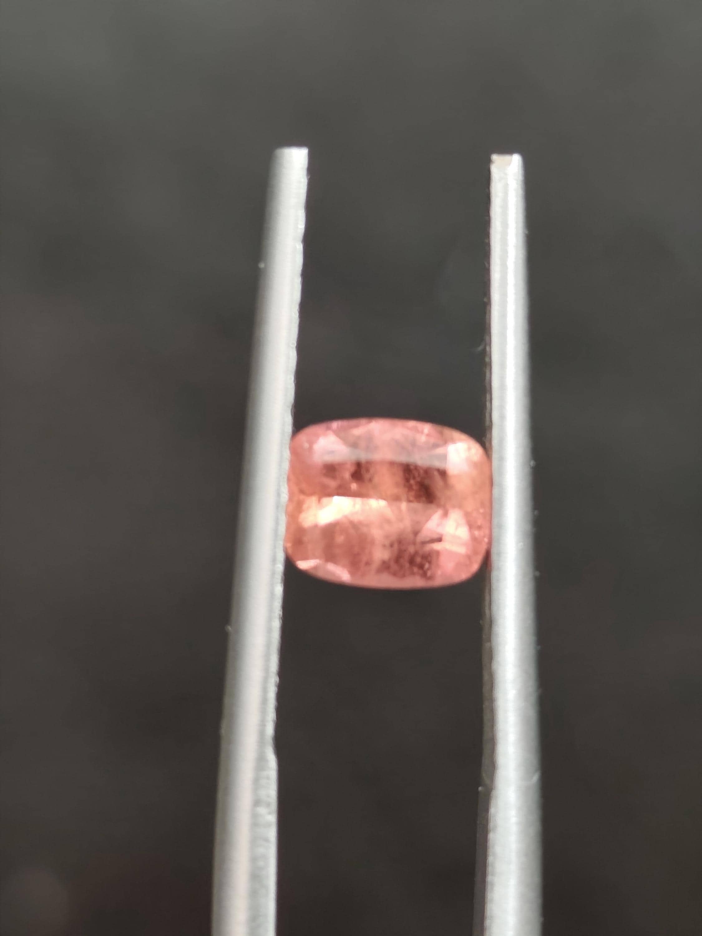 Ultra Rare Neon Salmon Pink Vayrynenite 0.70 Ct Natural Untreated Afghanistan Collector Gem