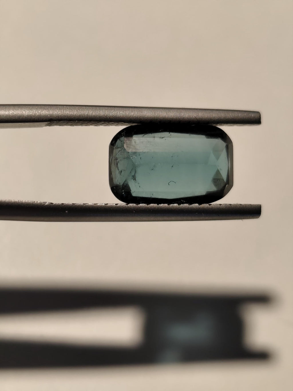 Natural Teal Tourmaline 3.09 Ct Cushion Cut Afghan Blue Green Indicolite Loose Gemstone