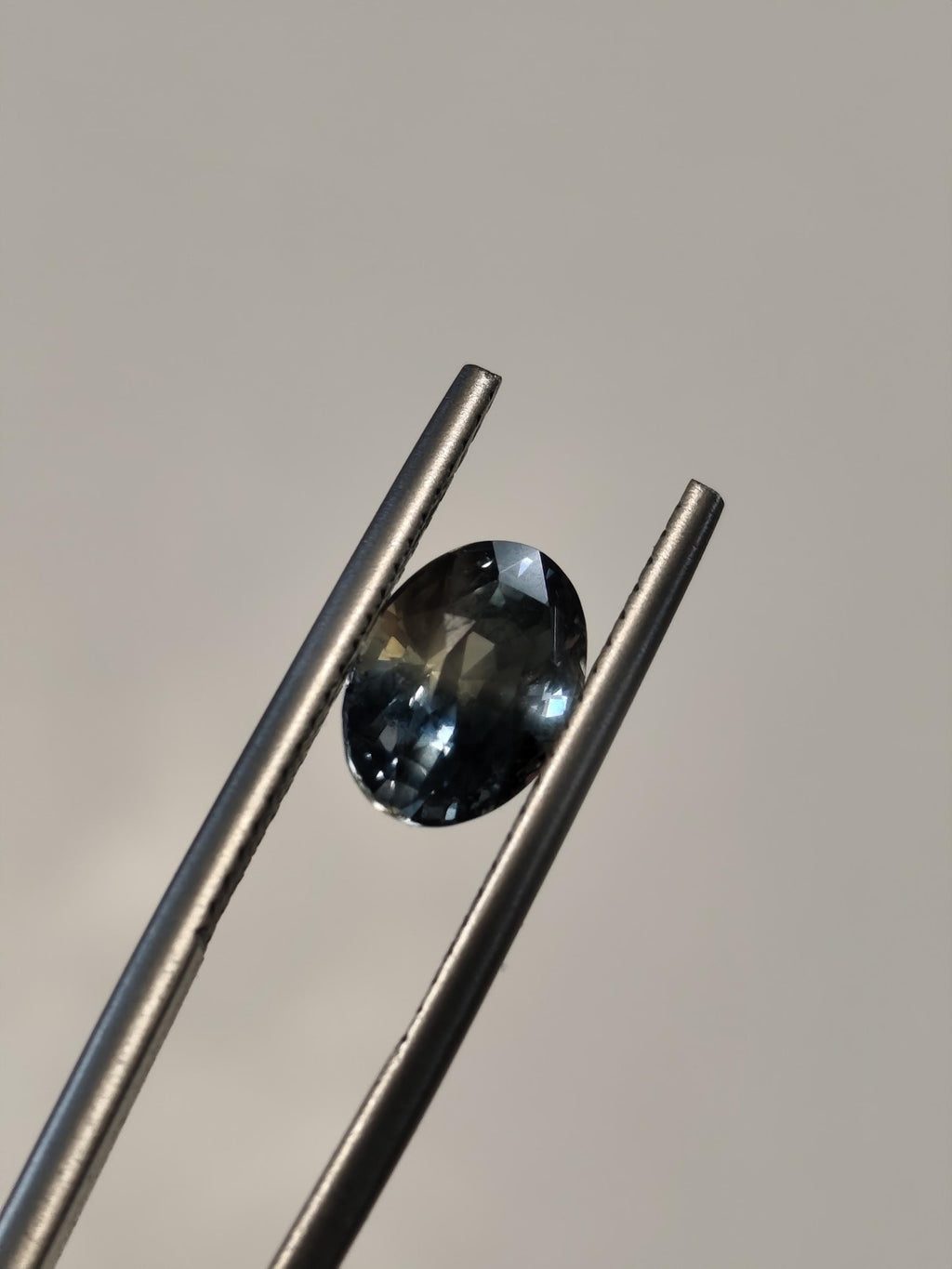 2.17 Ct Unheated Peacock Teal Sapphire Natural Ceylon Blue Green Sapphire Oval Loose Gemstone