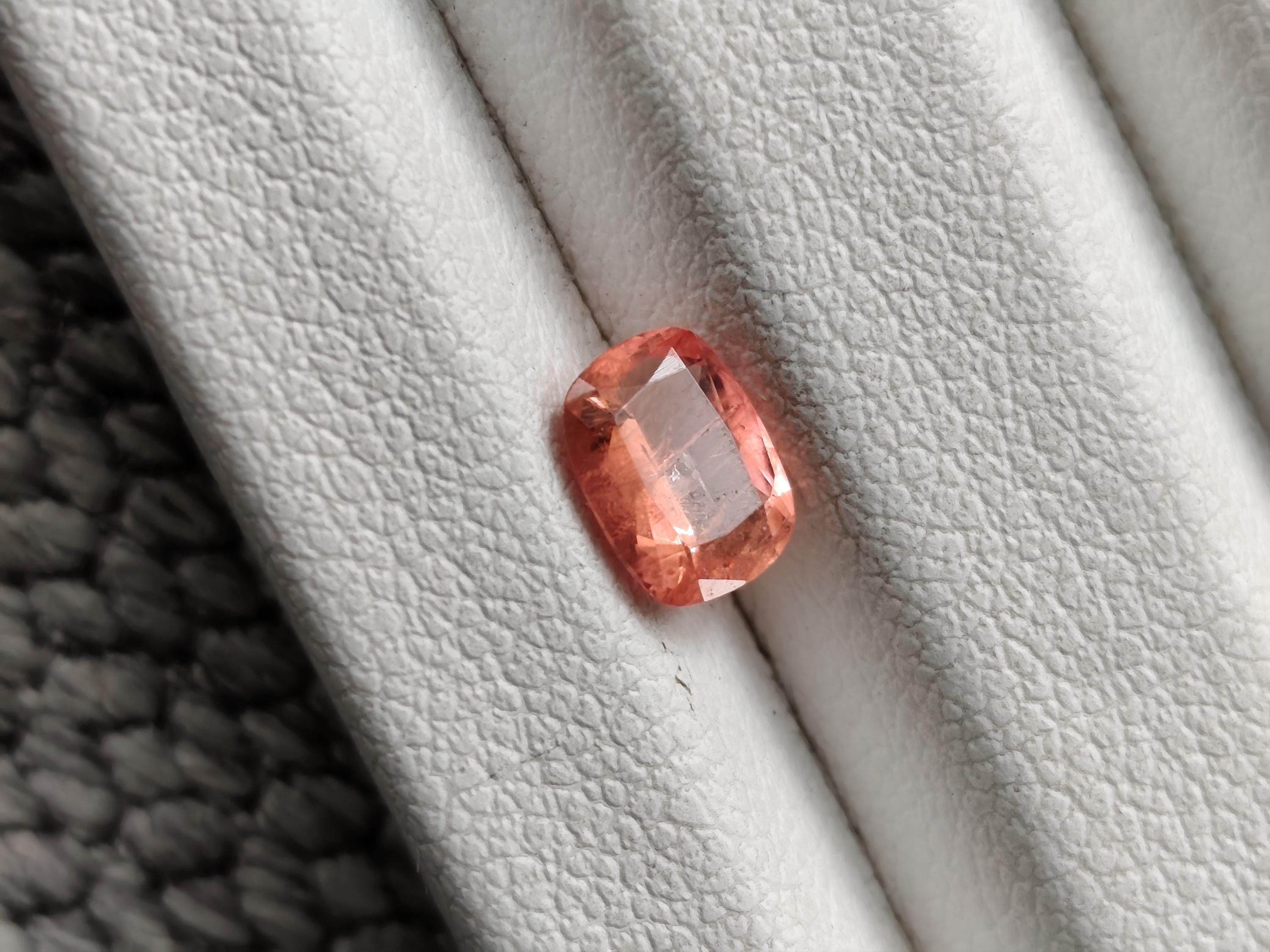 Ultra Rare Neon Salmon Pink Vayrynenite 0.70 Ct Natural Untreated Afghanistan Collector Gem