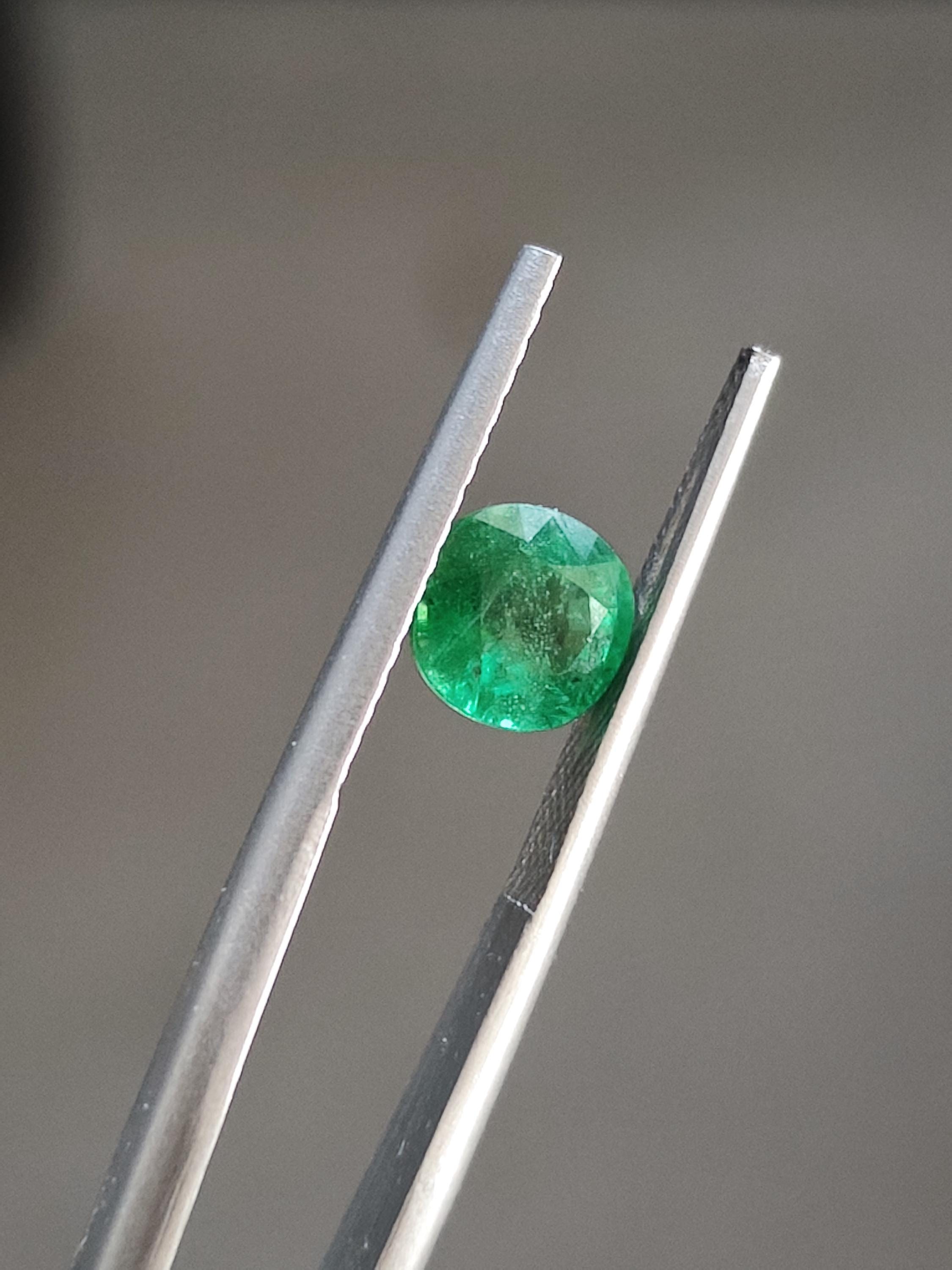 Natural Tsavorite Garnet 1.76 Ct Oval Loose Gemstone, Fine Green Garnet for Ring Jewelry