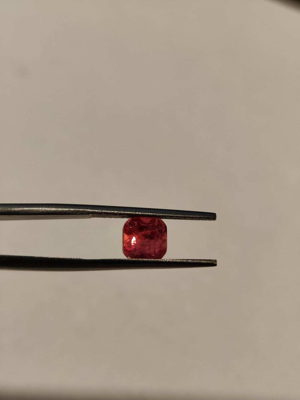 1.54 CT Natural Rubellite Tourmaline – Deep Raspberry Pink Cushion Cut – Afghan - Gemstone for Jewelry