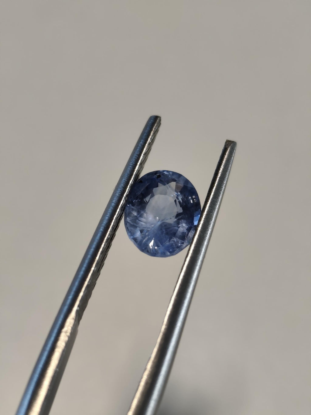 1.23 Ct Neon Cornflower Blue Sapphire Certified Natural Oval Cut Loose Sapphire