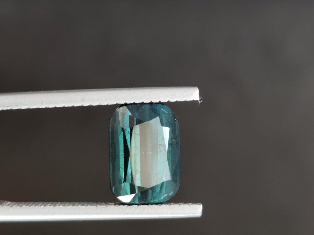 3.10 Ct Natural Indicolite Tourmaline Afghanistan No Heat Deep Indigo Teal Loose Gemstone
