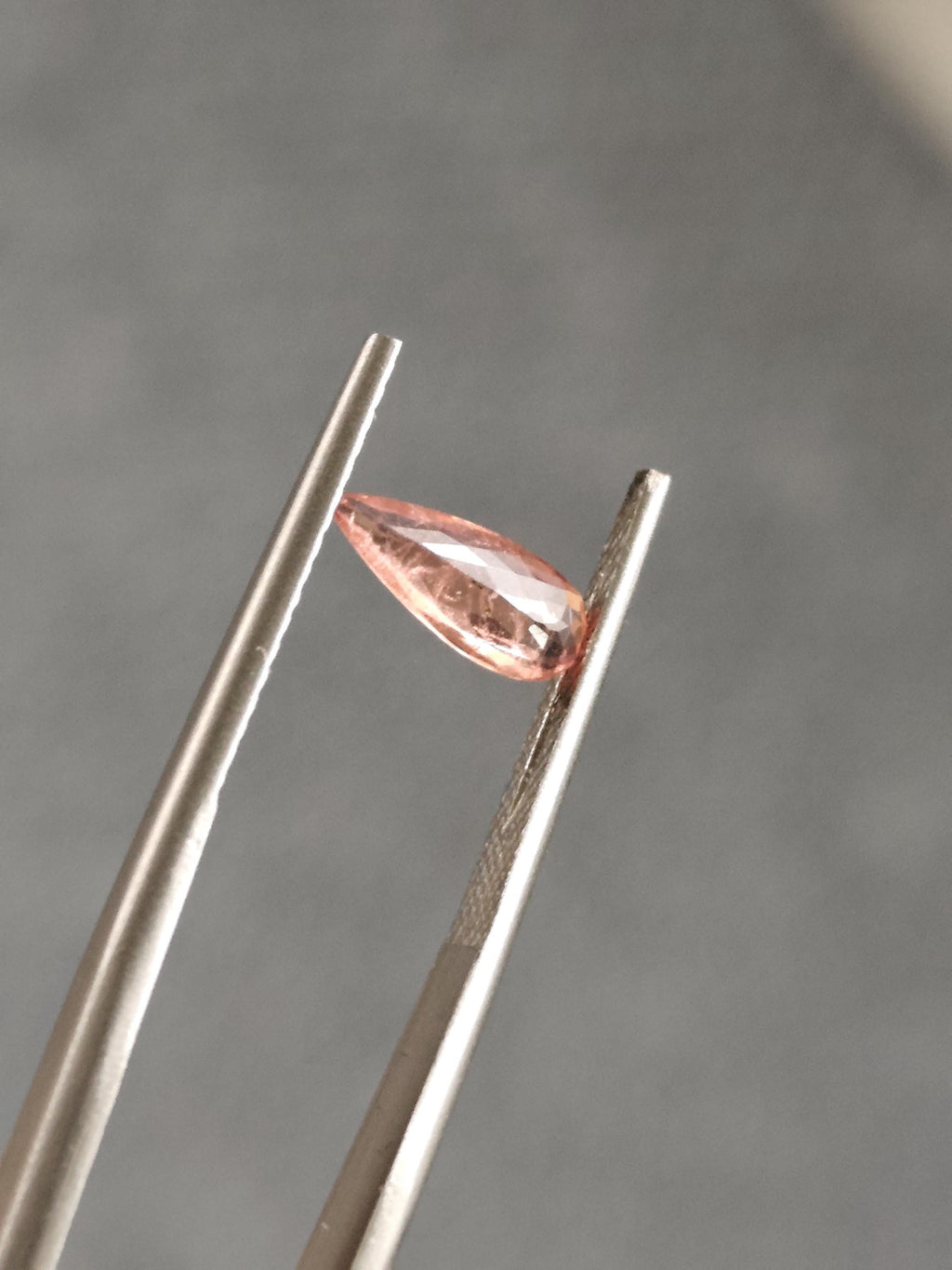 Rare Natural Vayrynenite 0.77 Ct Salmon Pink Pear Gem Afghanistan