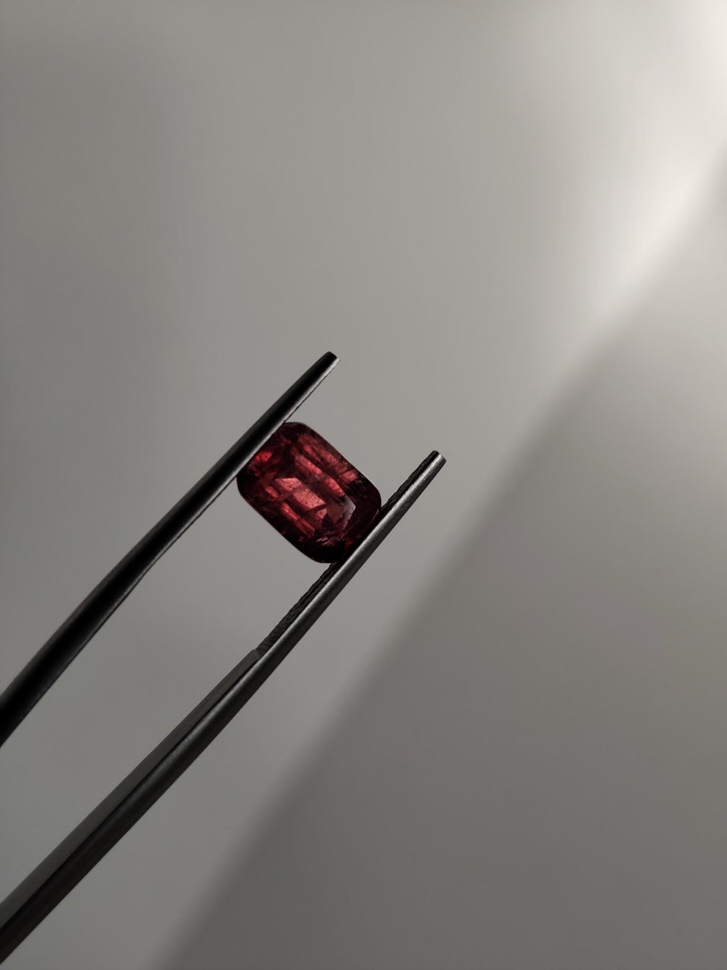 2.14 Ct Natural Rubellite Tourmaline Cushion Cut / Raspberry Red / Afghan / Loose Gemstone for Ring