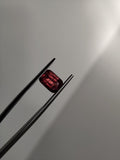 2.14 Ct Natural Rubellite Tourmaline Cushion Cut / Raspberry Red / Afghan / Loose Gemstone for Ring