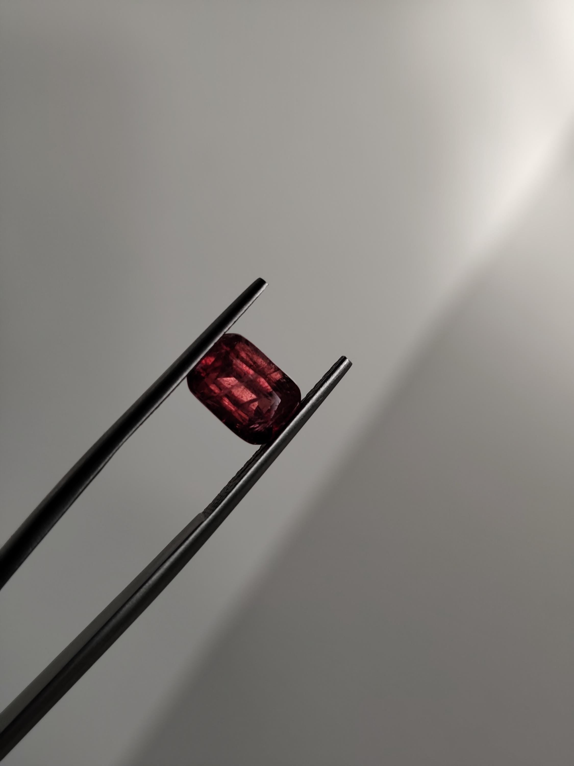2.14 Ct Natural Rubellite Tourmaline Cushion Cut / Raspberry Red / Afghan / Loose Gemstone for Ring