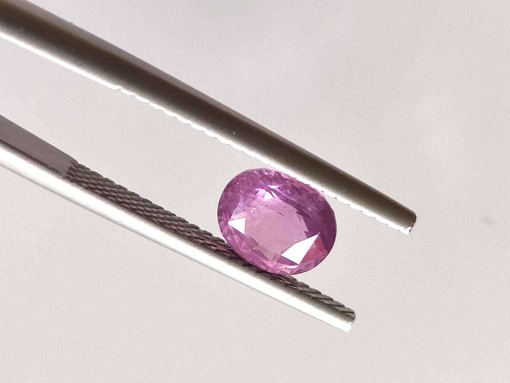 1.57 Ct Natural Unheated Padparadscha Certified Pinkish Orange Oval Sapphire | Sri Lanka Ceylon