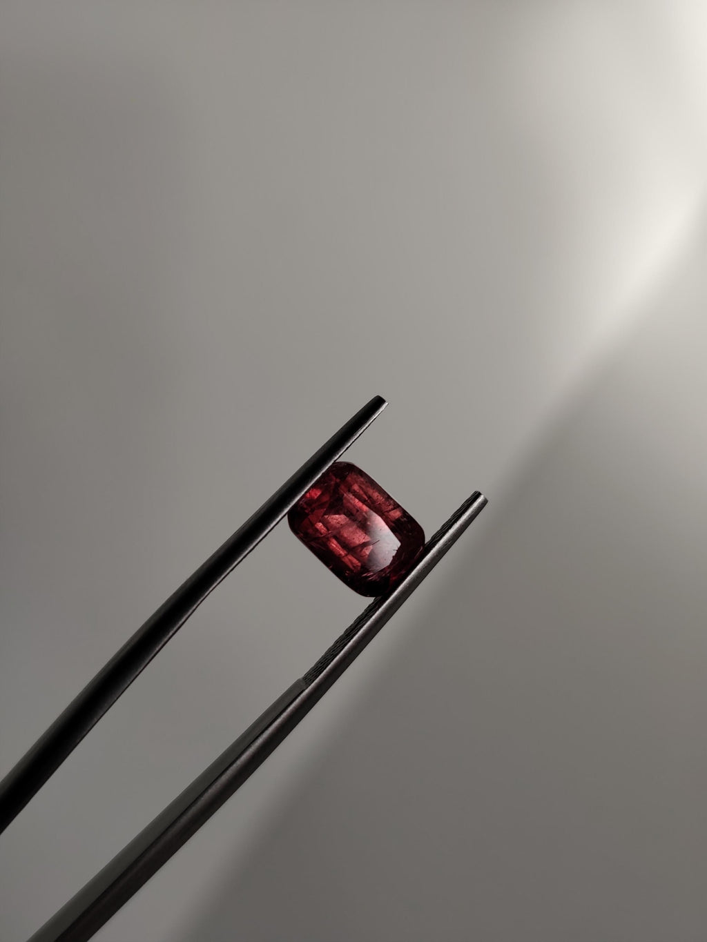 2.14 Ct Natural Rubellite Tourmaline Cushion Cut / Raspberry Red / Afghan / Loose Gemstone for Ring