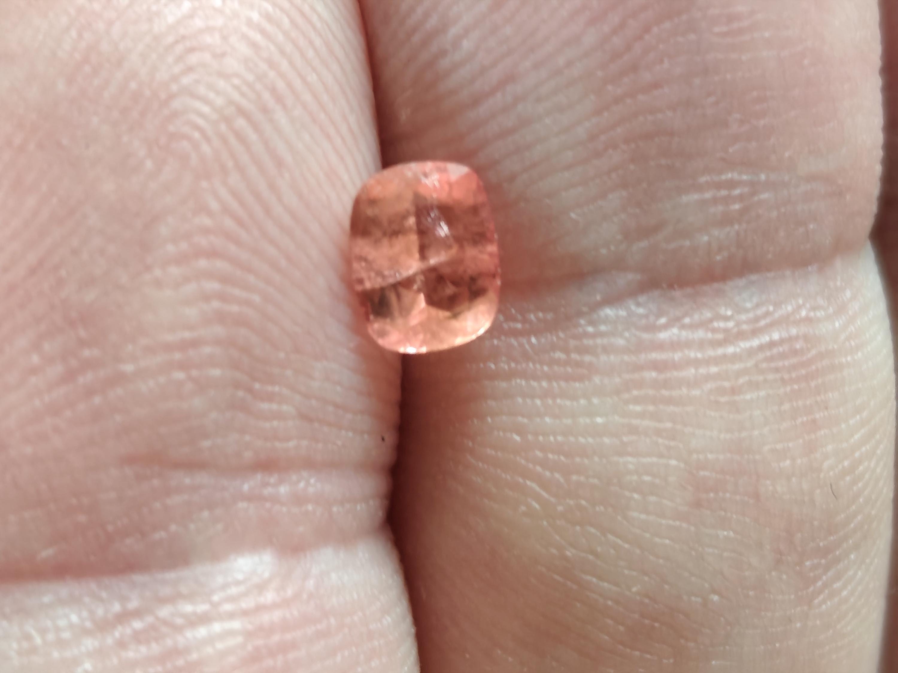 Ultra Rare Neon Salmon Pink Vayrynenite 0.70 Ct Natural Untreated Afghanistan Collector Gem