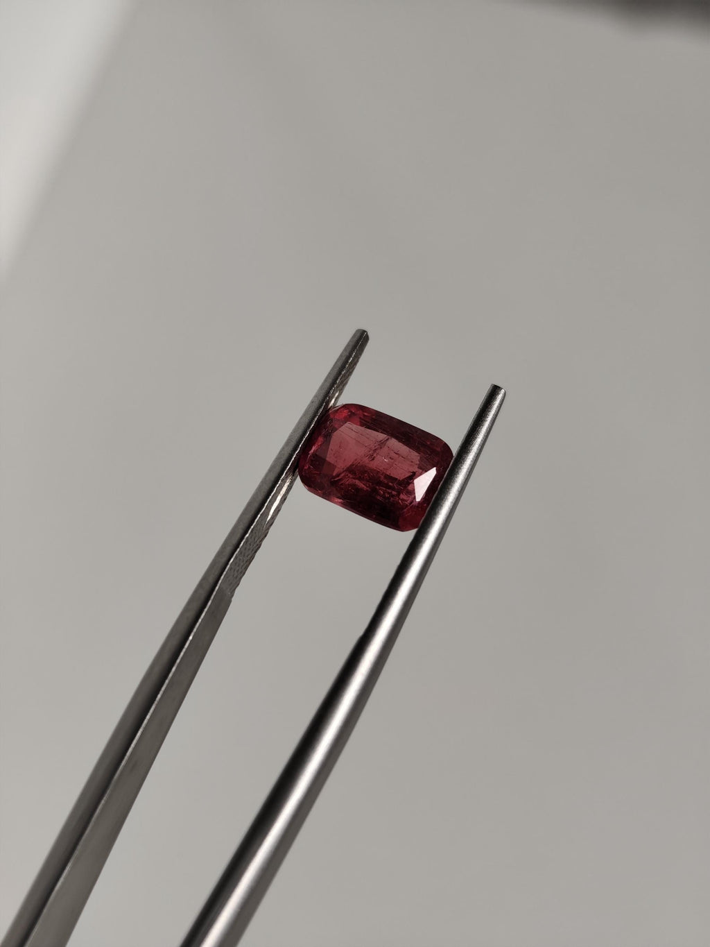 2.14 Ct Natural Rubellite Tourmaline Cushion Cut / Raspberry Red / Afghan / Loose Gemstone for Ring
